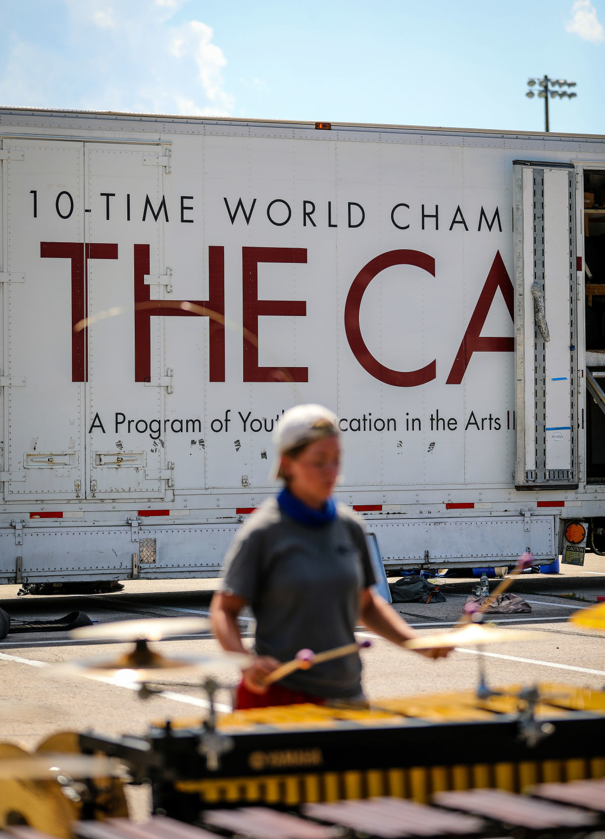 Cadets practicing at Mines